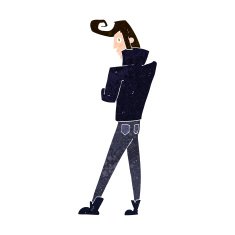 cartoon cool guy N14