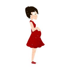 cartoon pregnant woman N24