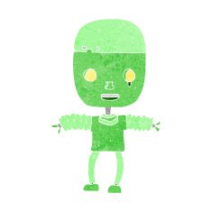 Cartoon Robot N273