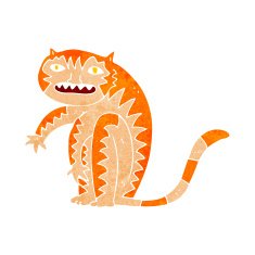 Cartoon Tiger N44
