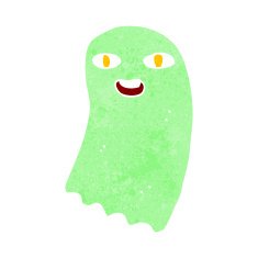 funny cartoon ghost N83