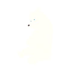 cartoon happy polar bear N7