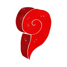 cartoon decorative swirl symbol N10