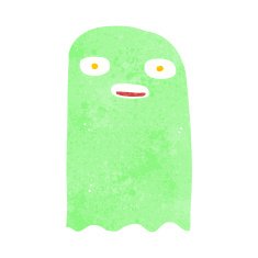 funny cartoon ghost N85