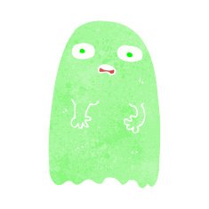 funny cartoon ghost N87