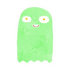 funny cartoon ghost N88