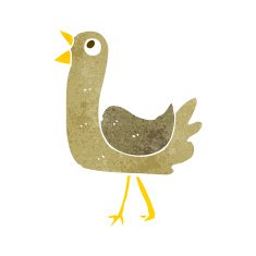 Cartoon Bird N362
