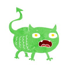 cartoon little imp N32