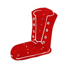 cartoon old boot N14