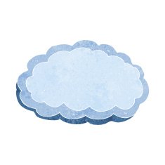 cartoon decorative cloud N34