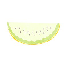 cartoon melon slice N30