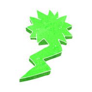 cartoon lightning bolt symbol N25