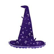 cartoon spooky witch hat N20