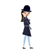 Cartoon Female Spy N33