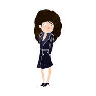 Cartoon Female Spy N34