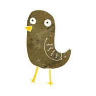 funny cartoon bird N170