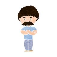 cartoon dad with folded arms N10