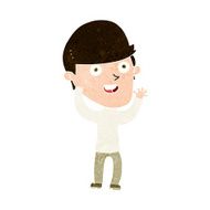 cartoon happy man N475