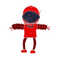 Cartoon Astronaut N133