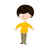 cartoon surprised man N145