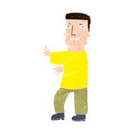 cartoon man gesturing N33