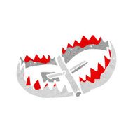 cartoon bear trap N10