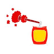 cartoon aerosol spray can N20
