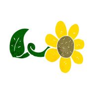 cartoon flower N424