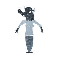 cartoon werewolf woman N5