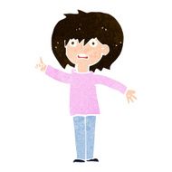 cartoon woman asking question N85