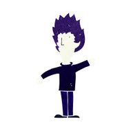 cartoon vampire man N114