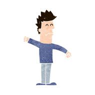 cartoon stressed man N73