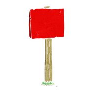 Cartoon Sign Post N61