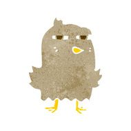 funny cartoon bird N171