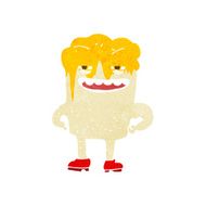 cartoon happy tooth N42