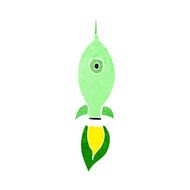 Cartoon Space Rocket N54
