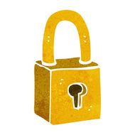 Cartoon Padlock N33