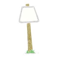 cartoon road sign N19
