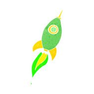 Cartoon Space Rocket N56