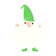 cartoon tiny santa N19