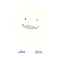 cartoon strong healthy tooth N10