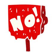 cartoon no sign N11