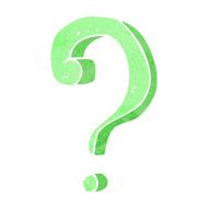 Cartoon Question Mark N39