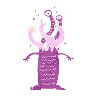 Cartoon monster N112