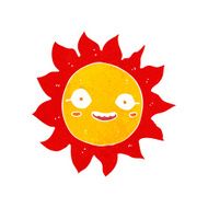 cartoon happy sun N12