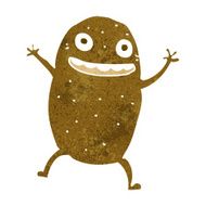 cartoon happy potato N10