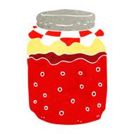 Cartoon Jam Jar N16
