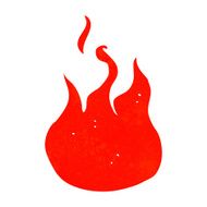 cartoon flame symbol N10