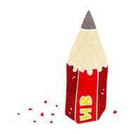 cartoon pencil stub N10