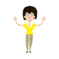 cartoon woman stressing out N21
